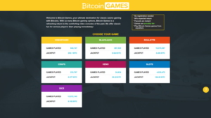 bitcoin casino games list