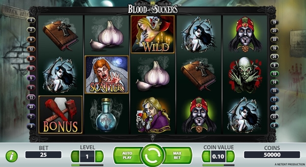 blood suckers slot game wheels