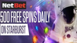 netbet casino starbust slot freespin offer