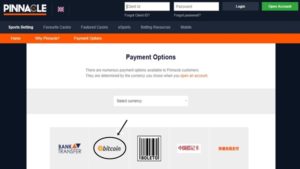 pinnacle payment method bitcoin