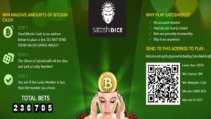 satoshidice landing page